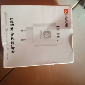 [ORIGINAL] Udfine AudioLink Adapter Bluetooth Audio Receiver Putih Mutiara Wireless Musik untuk Speaker Lama Sound System Penguat Audio Rumah Jadi Modern