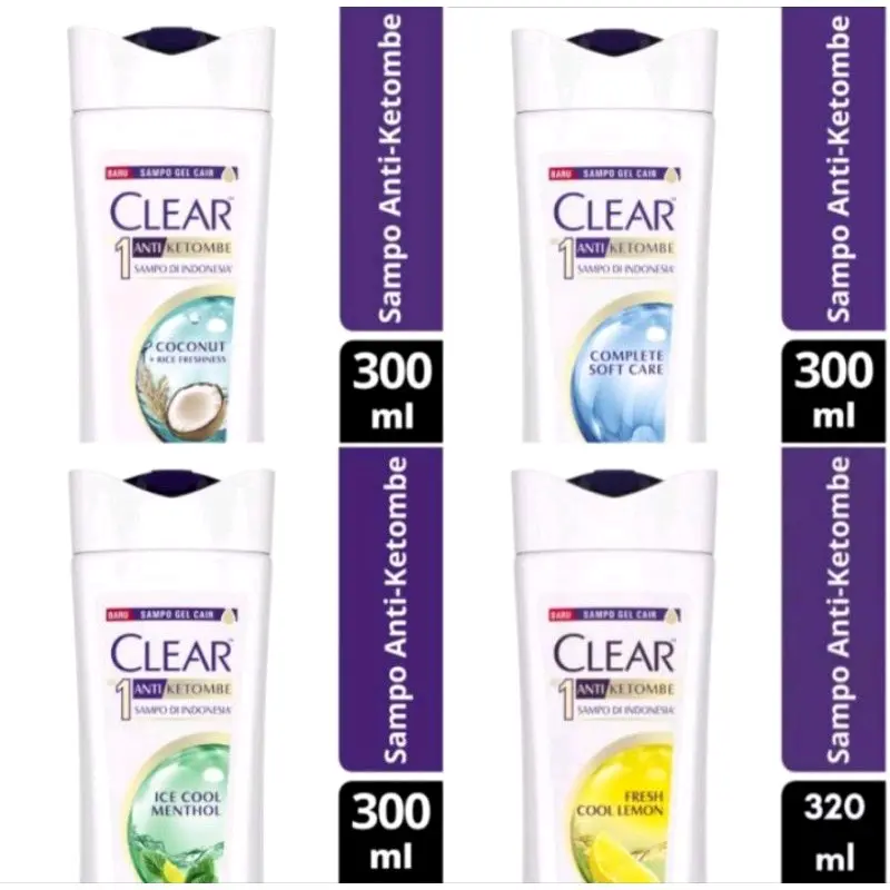 Clear Shampoo Anti Ketombe 300mL