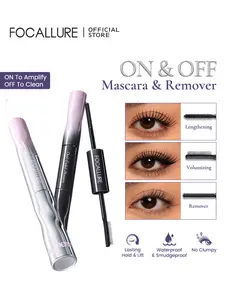 FOCALLURE ON & OFF Mascara & Remover Amplified Volume Sculpted Length Lasting