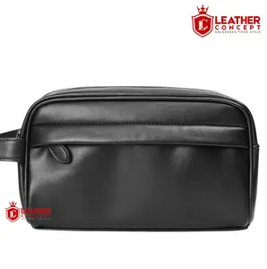 Leather Concept MISTICBLACK Pouch Kulit Tas Tangan Kulit Clutch Kulit Handbag Unisex MISTIC BLACK hitam pria