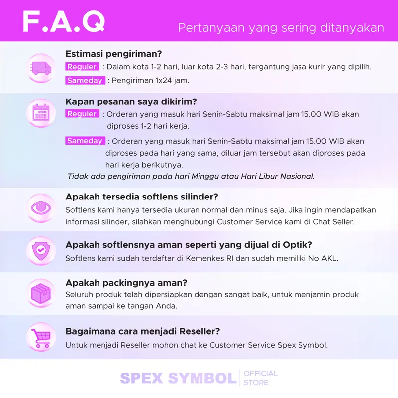 Spex Symbol Lenscase Soflens Haruhana - Tempat Softlens Lensa Pinset Eye 4
