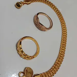CINCIN ROSE GOLD TERBARU BAHAN KOIN LOGAM ANTI KARAT TIDAK LUNTUR