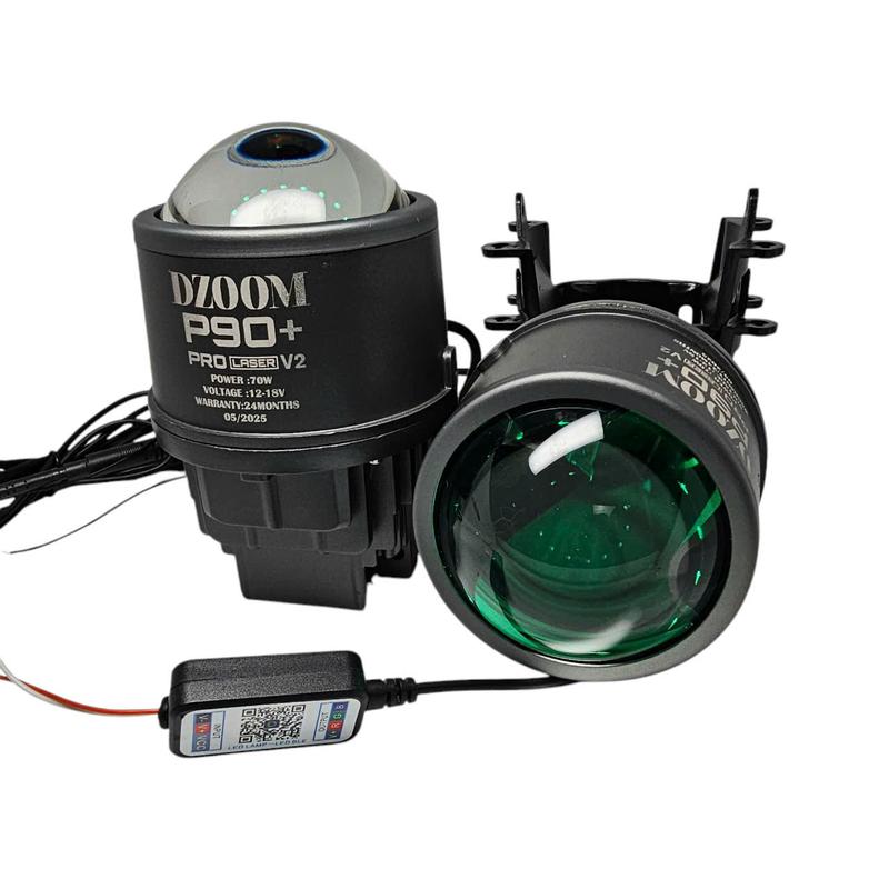 Đèn bi gầm 3 MÀU P90+ LASER PHIÊN BẢN NÂNG CẤP  THÊM MẮT QUỶ ĐỔI MÀU CHỐNG NƯỚC BẢO HÀNH 24 THÁNG 4