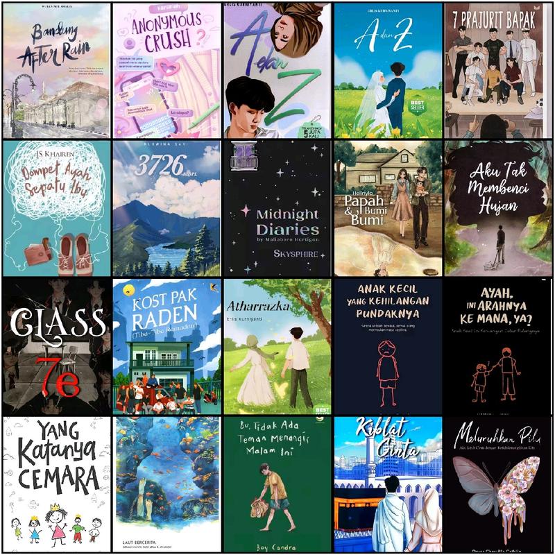 NOVEL REMAJA MEGA BEST SELLER BEBAS PILIH JUDUL: AKU TAK MEMBENCI HUJAN / LAUT PASANG / LAUT TENGAH / LAUT BERCERITA /  YANG KATANYA CEMARA / RUMAH UNTUK ALIE / BANDUNG AFTER RAIN / ANONYMOUS CRUSH / AKU KALAH, AKU MERINDUKANMU / BUMI DAN LUKANYA, DLL. 1