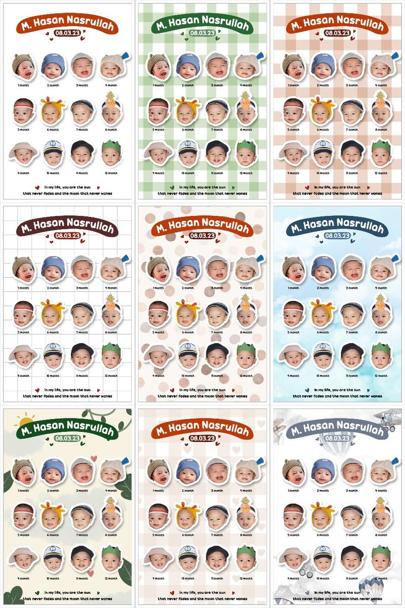 Product Introduction of BABY MILESTONE FRAME, KADO ULANG TAHUN ANAK, BINGKAI FOTO ANAK 2