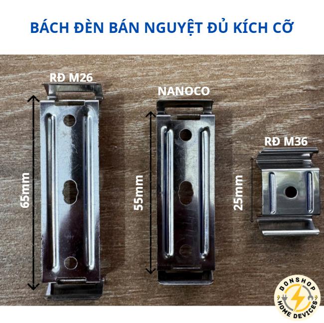 Bách Treo Đèn Bán Nguyệt | Bách M26 – M36 – Nanoco | Phụ Kiện Treo Đèn BN Lên Tường