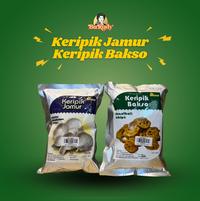 Gambar Keripik Jamur dan Keripik Bakso Original 100g - Keripik Jamur dari Pusat Oleh Oleh Bu Rudy Kota Surabaya 1 Tokopedia
