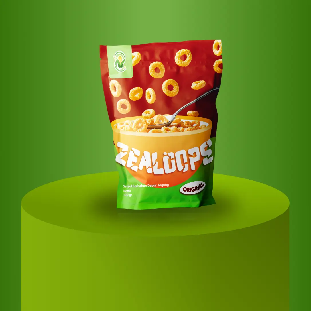 Zealoops Sereal Jagung - Produk Olahan Berbahan Dasar Jagung