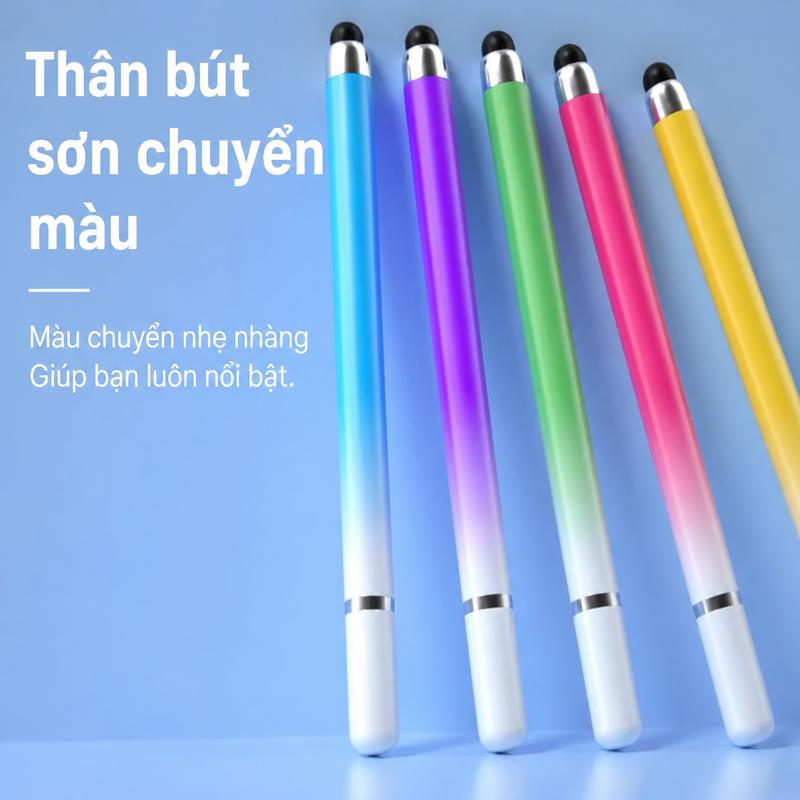 Bút Cảm Ứng Bút Chì Thông Minh, Thiết Kế 2 Trong 1 Thông Dụng Bút Máy Tính Bảng Vẽ, Màn Hình Cảm Ứng Điện Dung, Tương Thích Với Tất Cả Điện Thoại Thông Minh Android (Một Số Mẫu Cũ Không Hỗ Trợ)