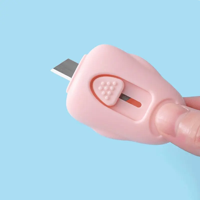 pisau cutter mini karakter pisau cutter packing unboxing paket kecil dll