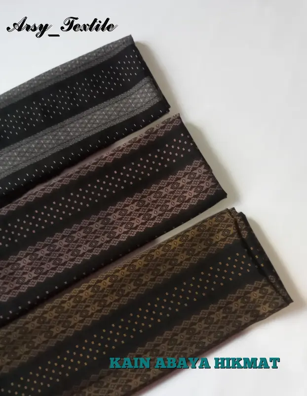 Kain Motif Nazwa Abaya Hikmat Turkey Printing Harga Per 0.5 meter 0