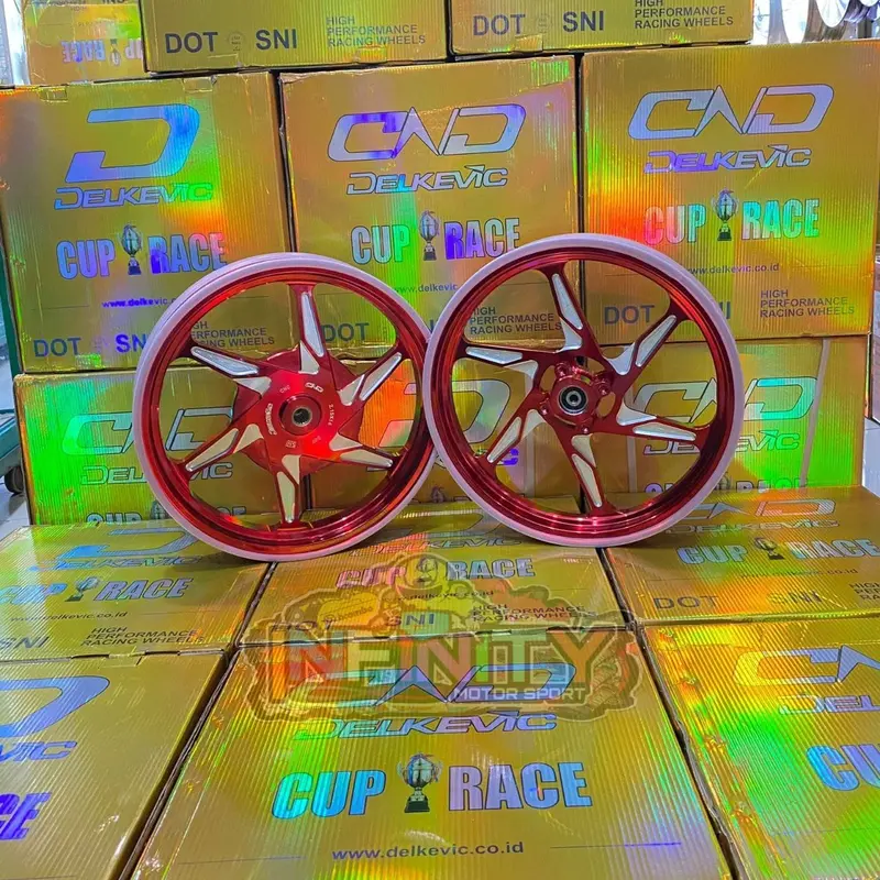 VELG DELKEVIC SIX STAR G-SPEED MIO SPORTY VARIO110/BEAT/SCOOPY VARIO125/150 MIO M3 VARIO ABS PCX 150 160 ABS CBSAEROX NMAX NEW/OLD Accessories Motorcycle 3