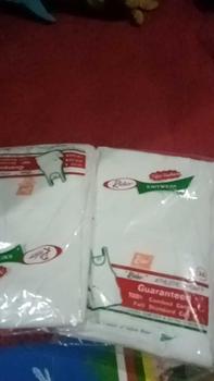 Product Review of 3 Pcs Singlet Pria Merek Rider | Pakaian dalam | Kaos kutang | 32-42 | Kode R 123 B Putih from l**0 0