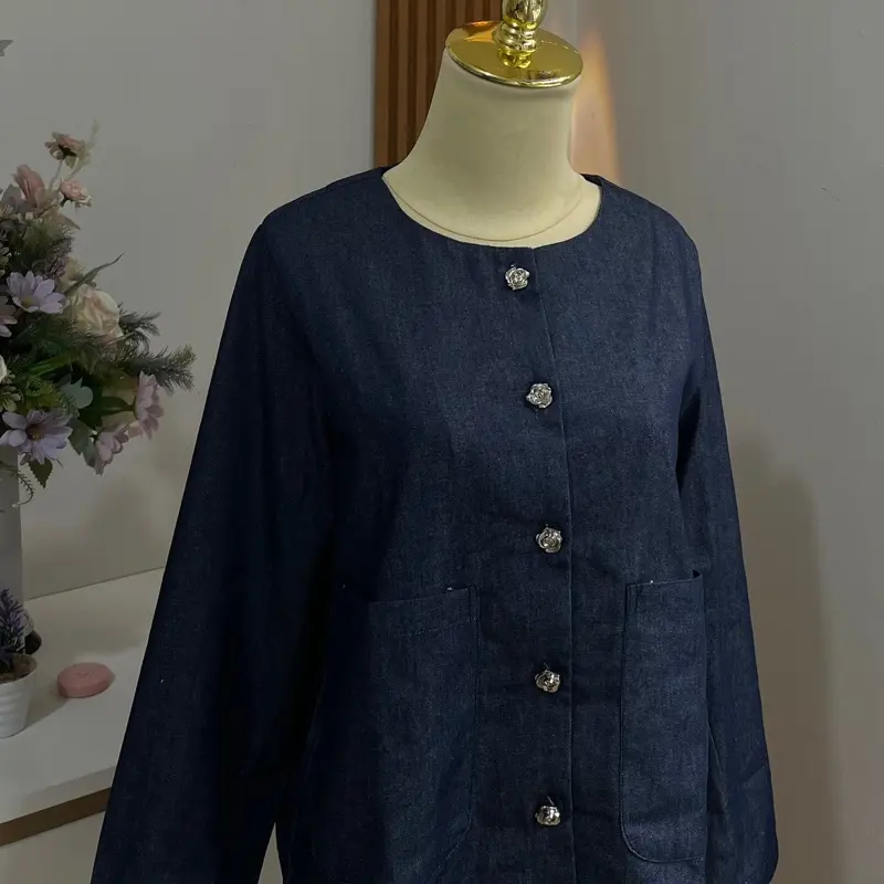 ￼Celin blazer  | blazer wanita | gold button | atasan wanita 1