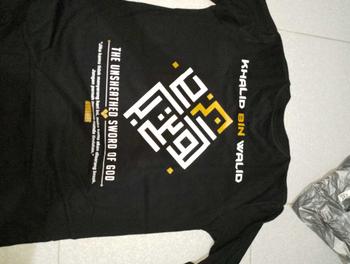 Product Review of Kepswah Official - Kaos Khalid Bin Walid Kaligrafi - Baju Sahabat Nabi Dakwah Muslim Islami - T-Shirt Combed 24s Pria Unisex from K** 2