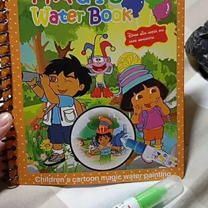 BISA COD S5745 Buku Gambar Pen Air / Buku Gambar Ajaib Buku Mewarnai / Magic Water Book Buku Mewarnai Ajaib Dengan Spidol Air