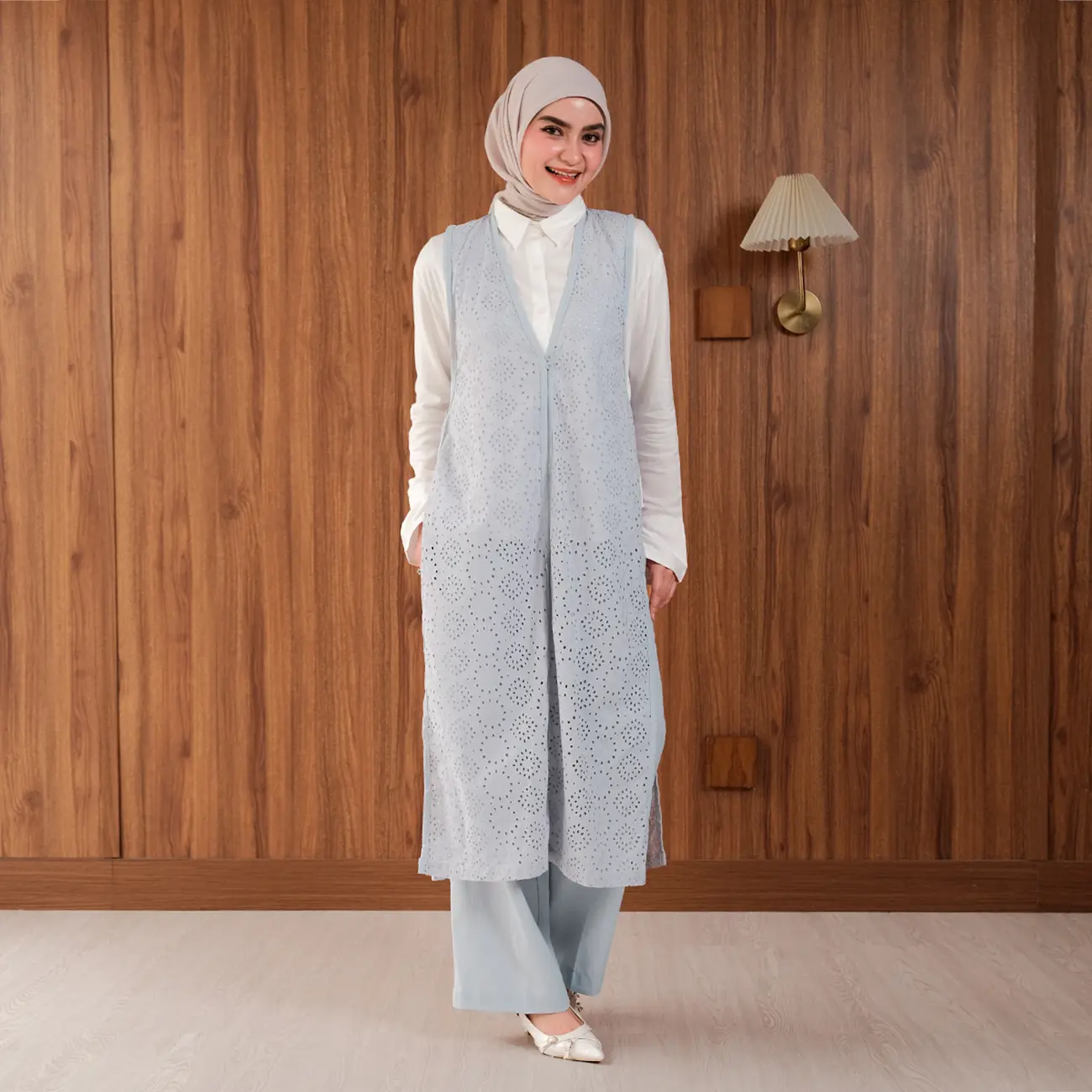 Powder Blue Embroidery