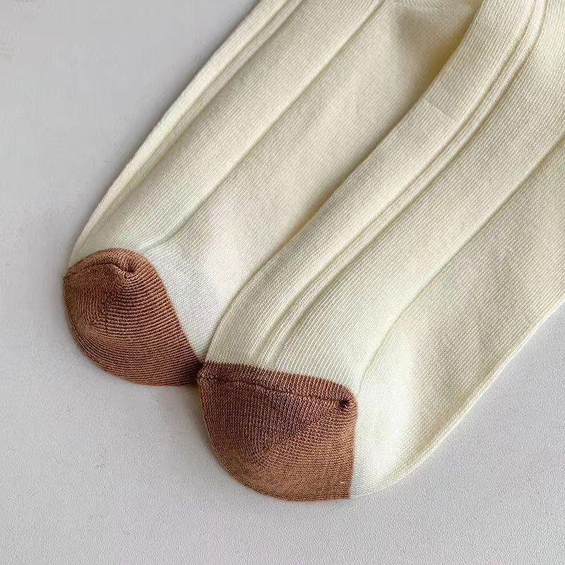 Product Introduction of Tất Cao Đến Đầu Gối Cho Nữ, Tất Dài Sọc Nhiều Màu Sắc, Mỏng, Cho Mùa Hè, Cho Nữ Sinh, Học Sinh, Tiệc Tùng, Trường Học, Thoải Mái Jean 31