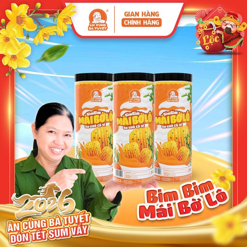 Snack Bim Bim Mái Bờ Lô tặng 1 gói Sashimi - Ăn Cùng bà Tuyết Đồ Ăn Vặt Việt Nam M38
