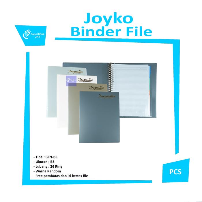 Gambar JOYKO Binder Note B5 Imagination Random - Pcs dari Papershopjkt Kota Administrasi Jakarta Utara Tokopedia