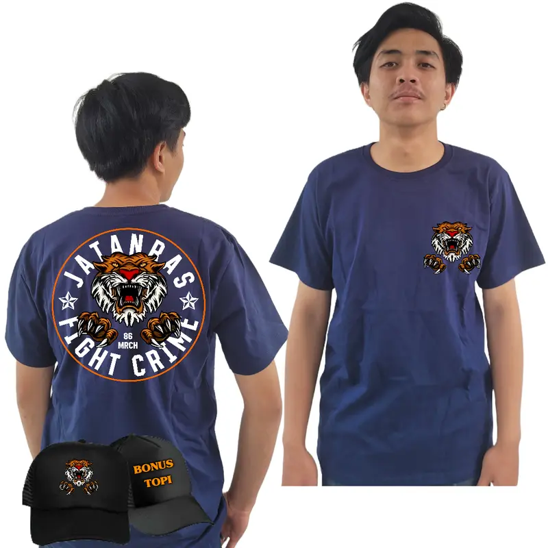 KAOS DESAIN SABLON JATANRAS KEREN SIMPLE READY SIZE S-XXXL GRATIS TOPI KEREN 0