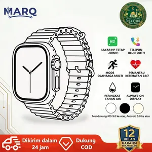 MARQ Jam Tangan Pintar Multi Mode Olahraga Algoritma Deteksi Otomatis Tahan Air Dukung iOS dan Android