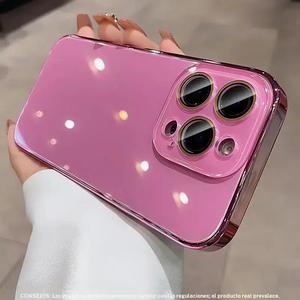 Funda de Vidrio Táctil de Hielo para iPhone 17-11 Pro Max, Cubierta de Silicona para Difusión de Calor, Protección Completa de la Lente y Diseño Antigolpes
