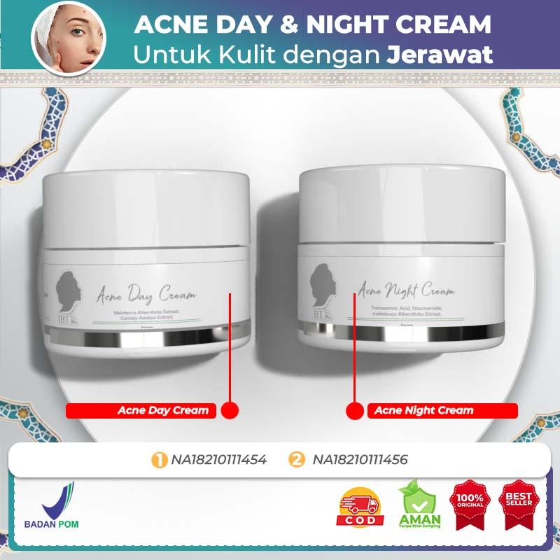 Acne Skincare IBTSkin / Krim wajah Berjerawat pagi & malam IBTSkin 2