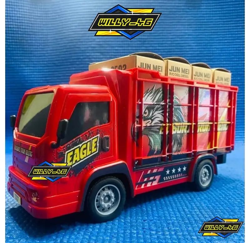 RC Truk Oleng Basuri RC Nyala Klakson Teloled dan Nyala Lampu LED 2.4Ghz Anti Bentrok Signal Bisa Buat Mabar 1
