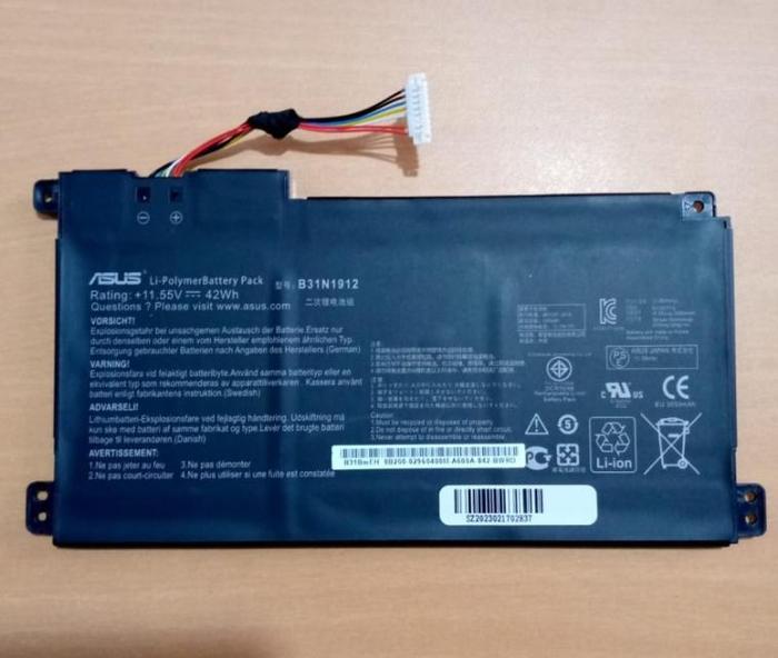 Gambar Baterai Asus VivoBook 14 E140M E410KA B31N1912 C31N1912 dari hans computer Kota Administrasi Jakarta Pusat Tokopedia