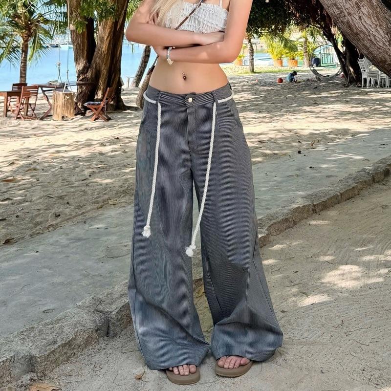 Calem Club - Quần Dài Kaki Sọc VINTAGE PANTS quần ống rộng tôn dáng form unisex