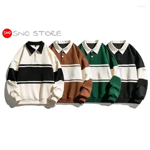 Sweater Vintage Rugby Kancing Pria Wanita Unisex BigSize (S-6XL) SWEATER SNO STORE PREMIUM Oversize Laki laki Perempuan Hijau Cream Putih Hitam Coklat Maroon Merah Navy Army Sweater  Keren Lembut dan  Nyaman Jaket Hoodie Zipper Knitwear Panjang