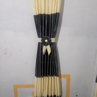 Gambar Gorden Kupu-Kupu Model Jendela Ikat Pita Tengah Kain Embosse - Dekorasi Tali Bunga Curtain spiral - 100 cm dari GORDEN ASILA Kab. Bandung 5 Tokopedia