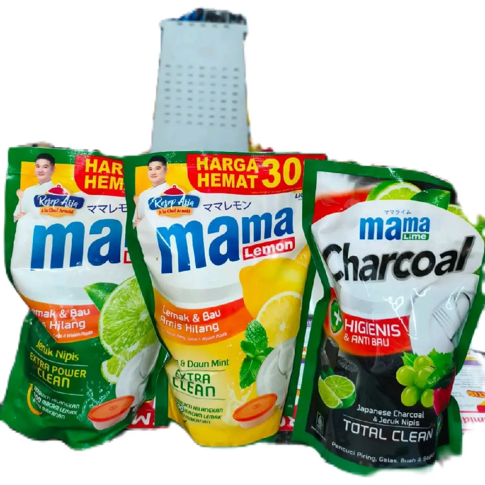 Mama Lime - Pembersih Serbaguna dengan Aroma Lemon dan Arang Jepang untuk Kebersihan Maksimal