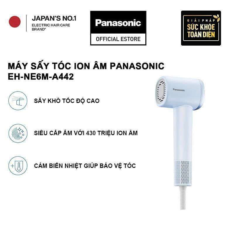 Máy sấy tóc Panasonic EH-NE6M Công nghệ ionity Luồng gió mạnh Linear cho mái…