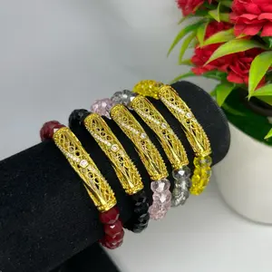 Gelang Kristal Wanita Terbaru Kekinian Dewasa dengan Desain Elegan dan Warna Cerah