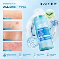 Gambar [2 PCS] Azarine Acne Prone Skin Cleansing Kit (Calmoist Micellar Water + Sunscreen) | Bundle Pembersih Wajah dan Tabir Surya Kulit Berjerawat Berminyak Tidak Perih di Mata - Calmoist Micellar Water, Hydrasoothe Gel 30 ml dari azarinecosmetic Kab. Sidoarjo 3 Tokopedia
