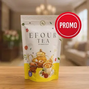 Efour Tea Yellow Greentea 8 Kandungan Daun Kelor Green Tea Delima Rosella Lemon Daun Mint Garcinia Camdodia Menkudu 30 Tea Bag