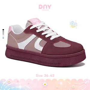0499 [Sepatu DNY] Sepatu Sneakers Wanita Kasual Tali Kekinian Sepatu Kets Perempuan Fashion Korean Style Terbaru