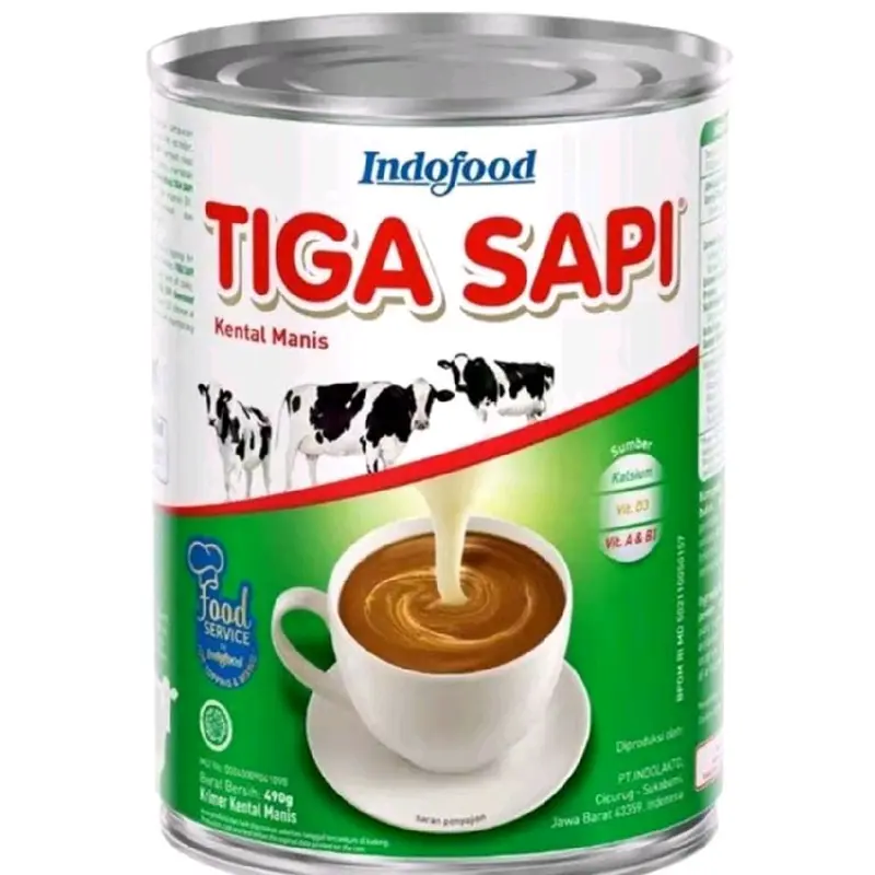 Susu Tiga Sapi kental manis 490g Milk Baking Minuman 4