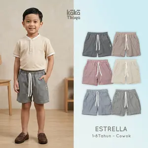 KAKATHAYA Estrella - Celana Anak Laki Laki Celana Pendek Anak Celana Harian Anak 1-10 Tahun