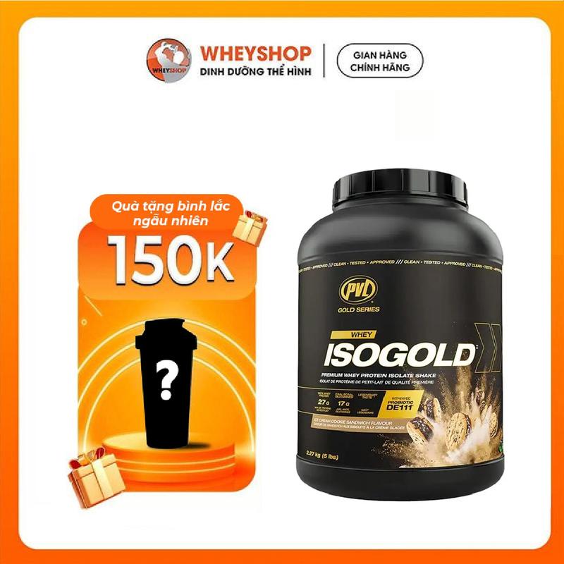 Sữa bột hỗ trợ phát triển cơ bắp PVL ISO GOLD 5lbs (2.3kg) - WHEYSHOP HCM