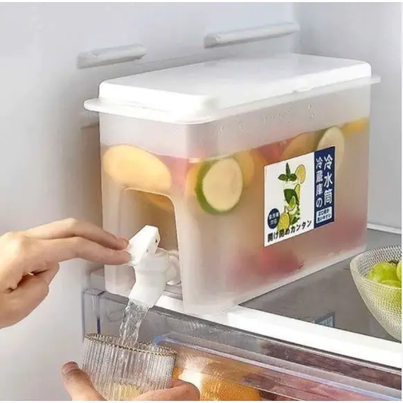AARON.ID | DISPENSER KULKAS 2LITER SERBAGUNA DRINK WATER JAR JUICE MINI PORTABLE 1