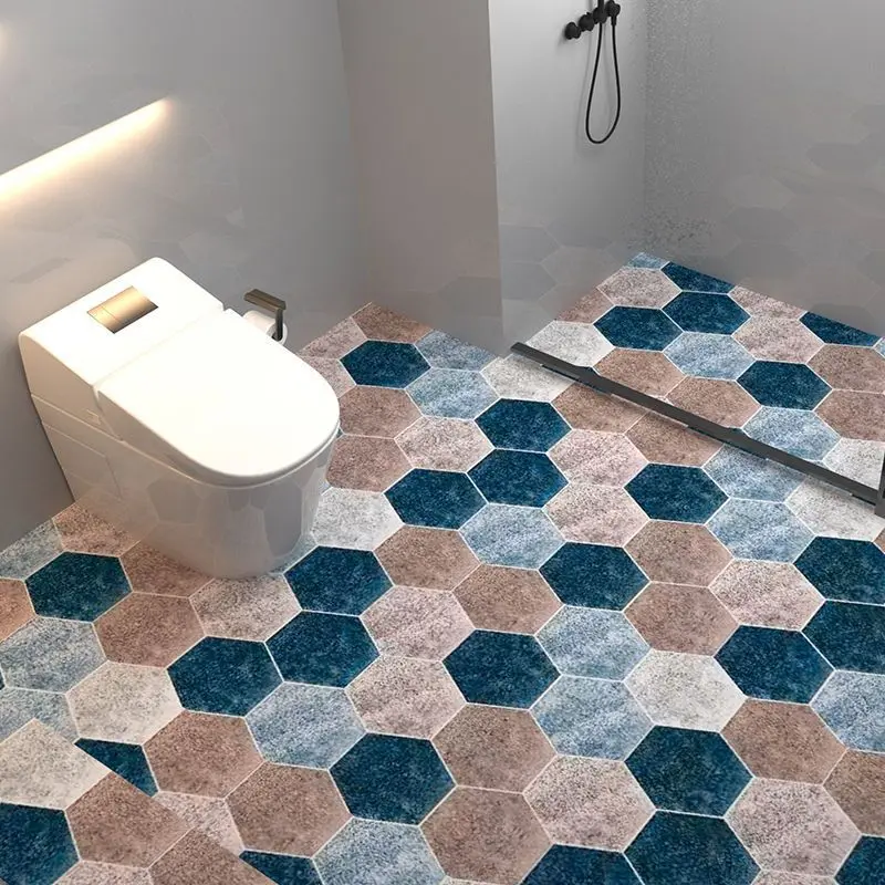 Miếng Dán Sàn Phòng Tắm, 100CM, Không Thấm Nước, Chống Dầu, Thích Hợp Cho Nhà Bếp Và Sàn Gạch Lát, Chống Trượt, Chống Mài Mòn, Giấy Dán Tường Tự Dính