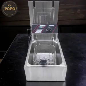 Penggorengan Listrik Deep Fryer Elektrik Mesin Goreng Kotak Saringan