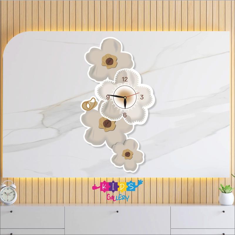 JamDinding Ukir Aesthetic HOME Sweet Hme Bunga Matahari Hiasan Dinding Ruang Tamu Kamar tidur 5