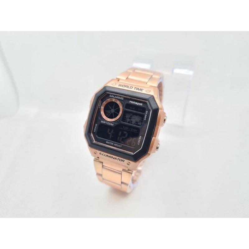 Jam Tangan Pria Wanita Hotspot Tahan air Jam Tangan Digital Pria Wanita Dewasa Remaja 6