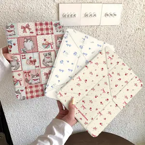 New 3+Y Tablet Case For Samsung Galaxy Tab A9+ 11",S10 11",S10 FE 10.9",S9 FE 10.9",S7/S8 11",A8 10.5",S7/S8 Plus 12.4",S7 FE 12.4",S9 FE+ 12.4",S9 Plus 12.4",S10+ 12.4",S6 lite 10.4", Cute Cartoon With Pen Slot Cover