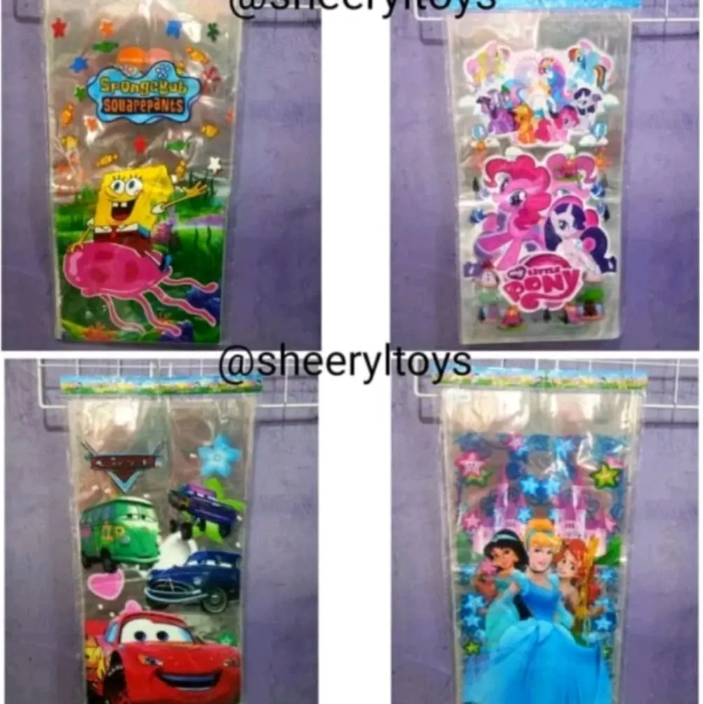 PLASTIK SNACK BESAR UKURAN 50X25 isi 10 OPP TAS TENTENG PLASTIK ULANG TAHUN