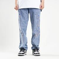 Gambar Superego celana carpenter denim jeans panjang utility standar Paint Snow Blue Splash CPS03C - 28, Snow Blue Splash dari Superego co Kota Tangerang 3 Tokopedia